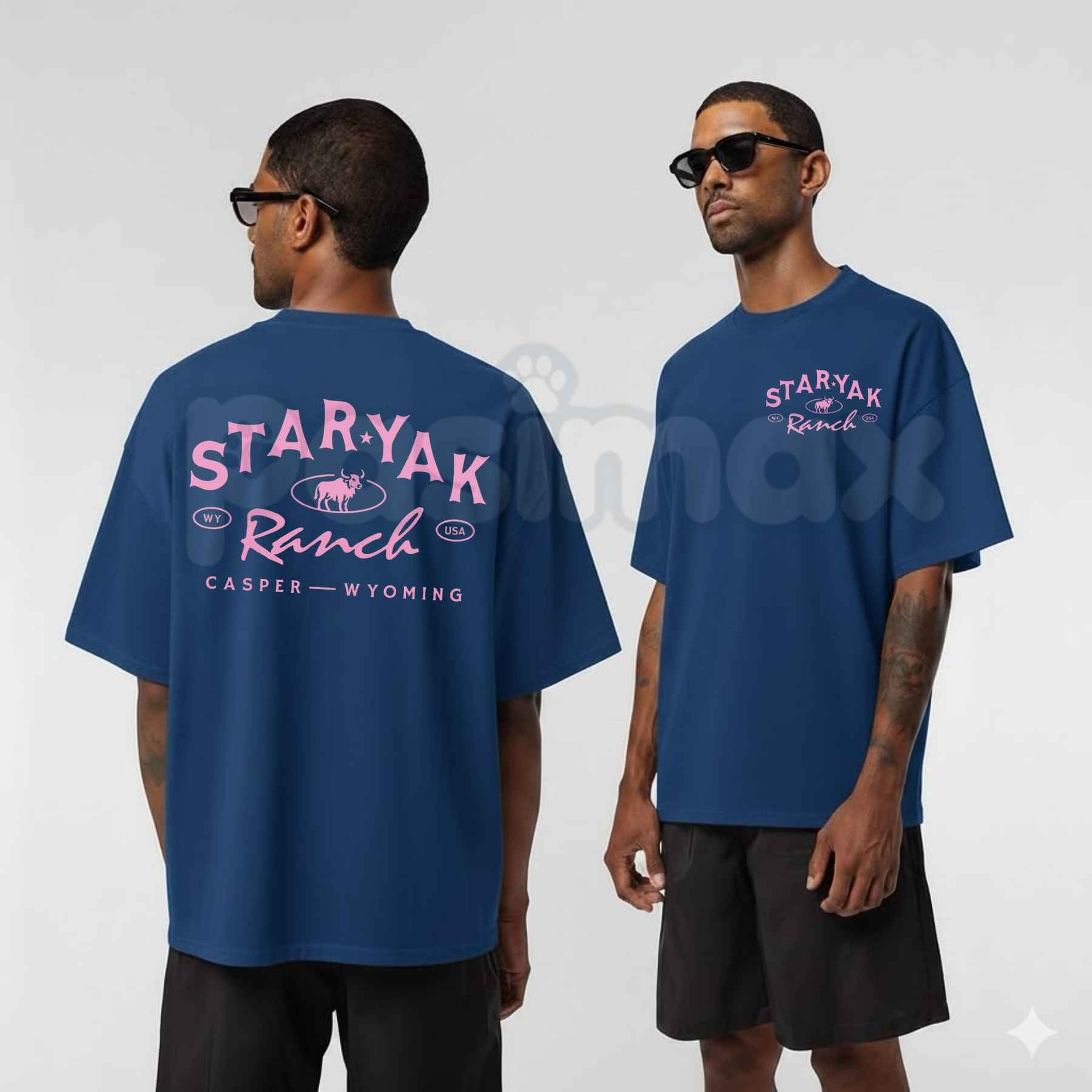 Homegrown Star Yak Ranch T-Shirt – Vintage Western Farm Unisex Cotton Graphic Tee-Pasimax
