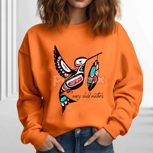 Hunting Season Sweatshirt – Preppy Camo Bow Every Child Matters Top-Pasimax