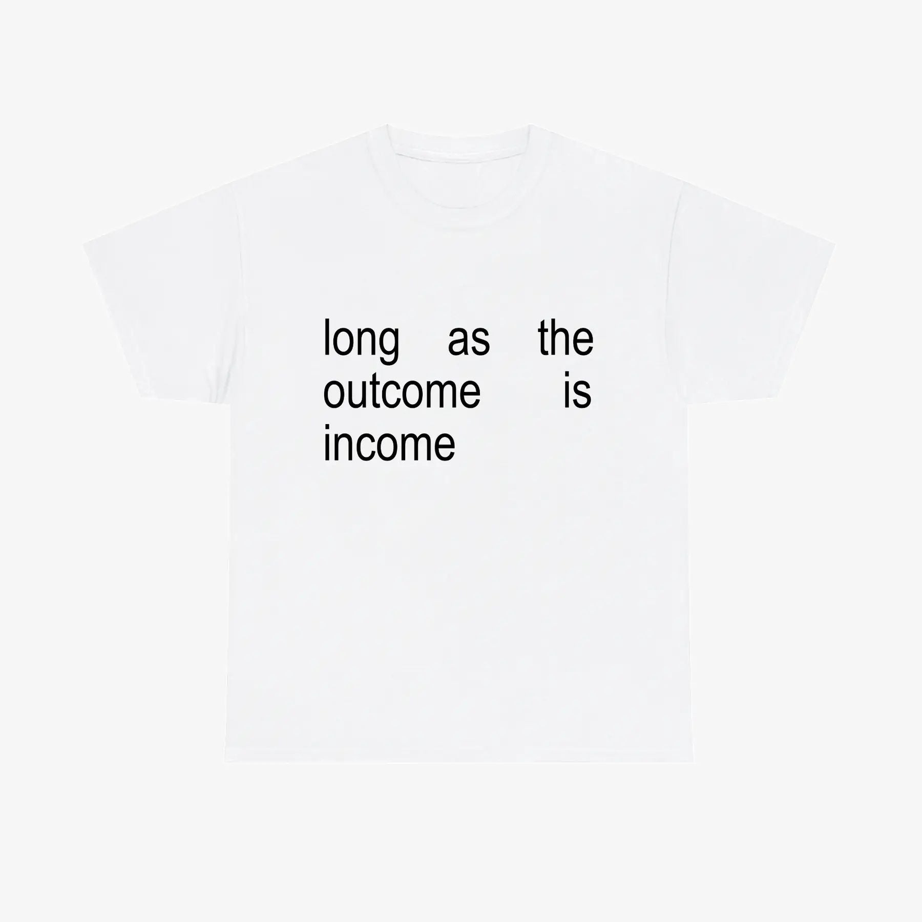 "INCOME" T-Shirt - Motivational & Aspirational Tee, Entrepreneur's Mindset Apparel-Pasimax