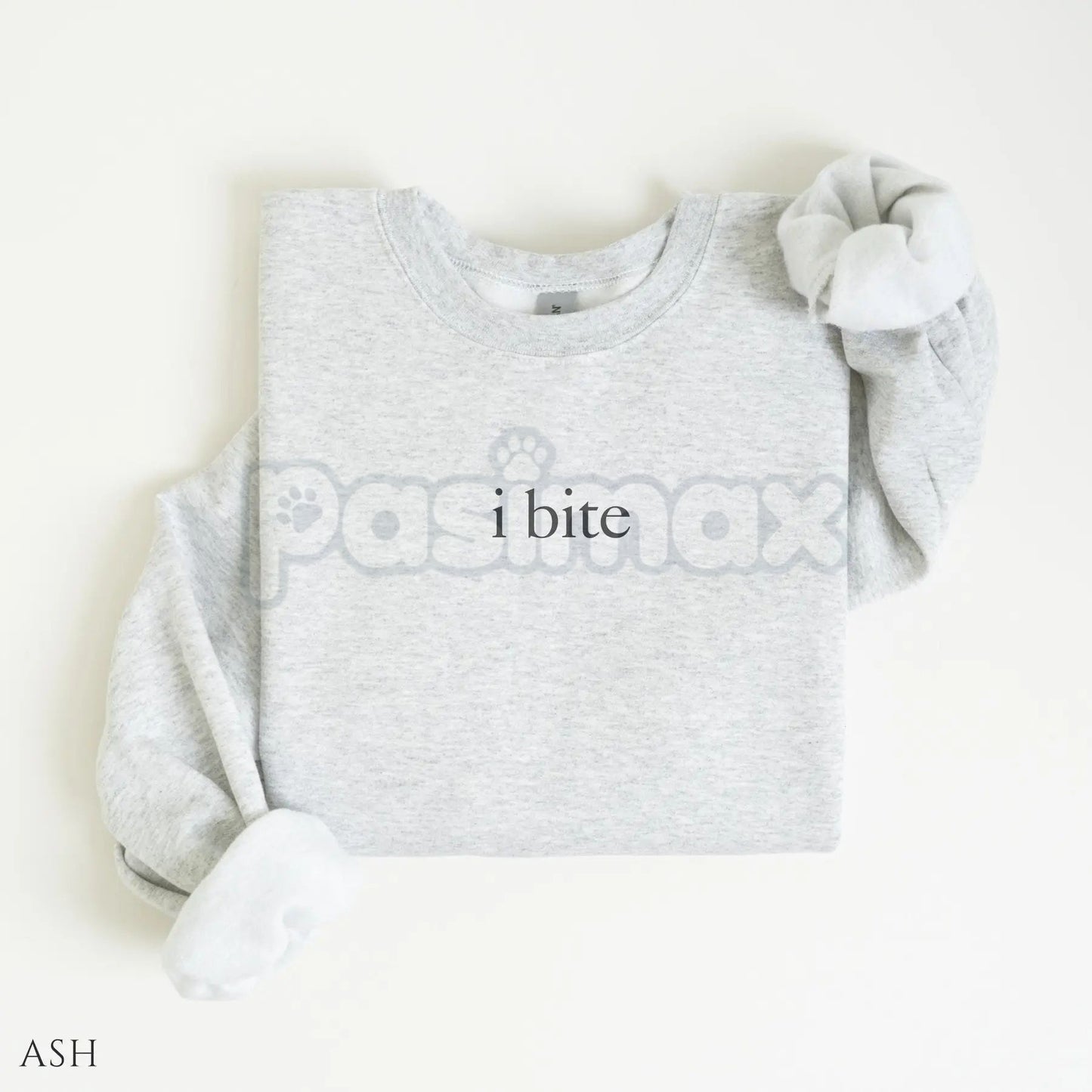 I Bite Sweatshirt | Funny Unhinged Sarcastic Meme Sweater | Quirky Antisocial Jumper | Viral Humor Gift-Pasimax