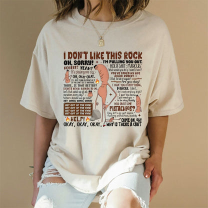 "I Don’t Like This Rock" T-Shirt - Marcus & Robert Graphic Tee, Funny Podcast Streetwear-Pasimax