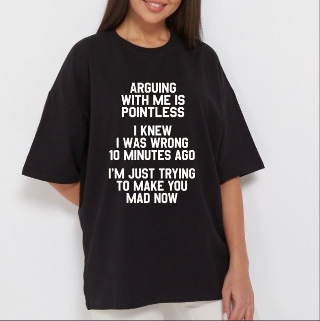 "I Knew I Was Wrong 10 Minutes Ago" T-Shirt – Funny Sarcastic Self-Aware Unisex Graphic Tee-Pasimax