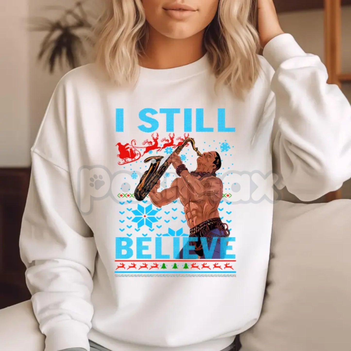 "I Still Believe" Christmas Sweatshirt – The Lost Boys Movie Shirt | 80s Vampire Retro Holiday Jumper-Pasimax