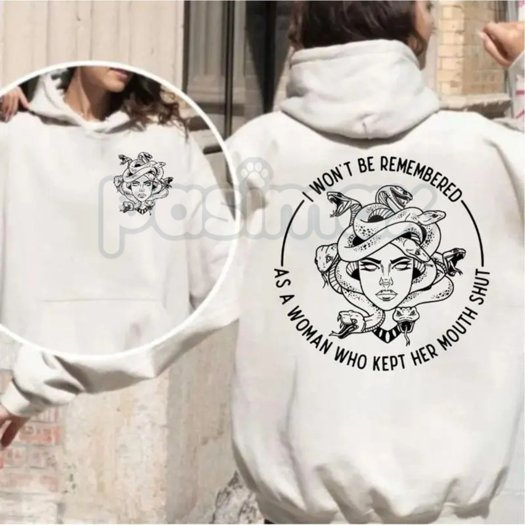 I Won’t Be Remembered As A Woman Who Kept Her Mouth Shut Shirt – Empowering Feminist 2-Sided Tee, Strong Woman Statement Streetwear-Pasimax
