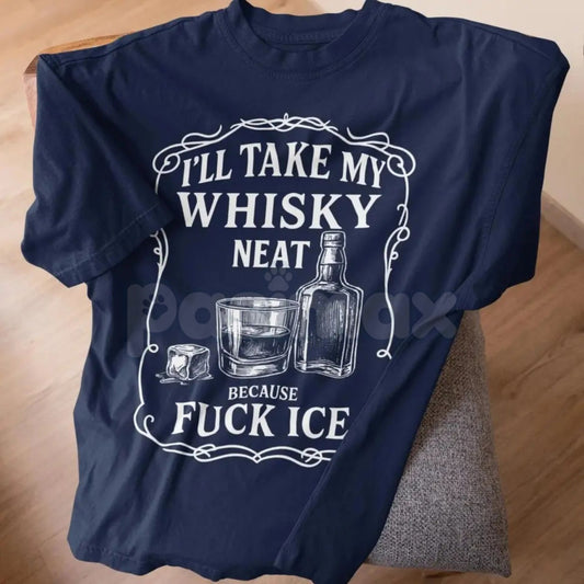 "I'll Take My W Neat F ICE" Pro-Immigrant Tee - Latino Activist Apparel, Anti-Deportation Statement Shirt, Unisex Political Slogan-Pasimax