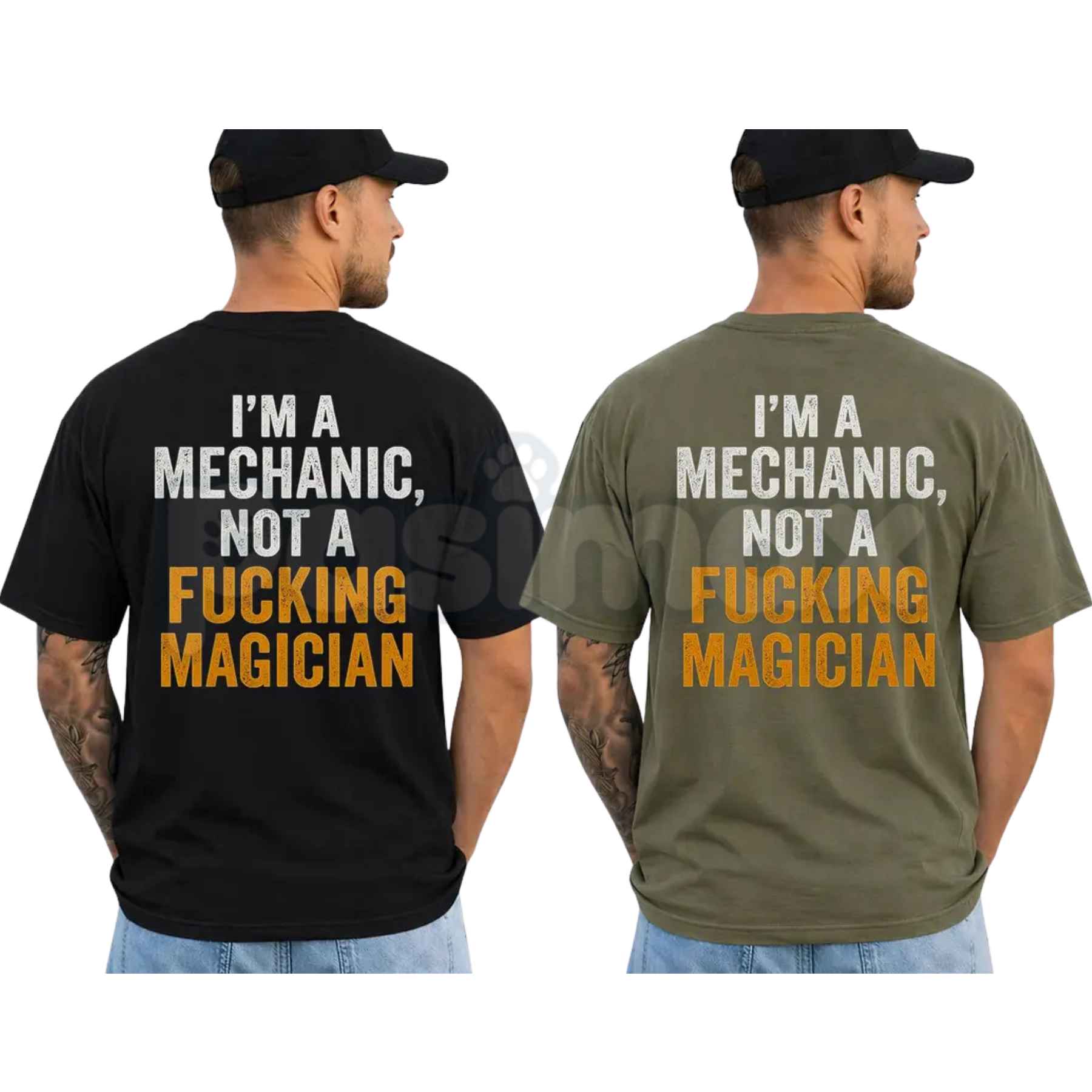 I'm A Mechanic Not A Magician T-Shirt – Funny Auto Mechanic Tee, Humorous Garage Worker Unisex Repair Shop Graphic Shirt-Pasimax