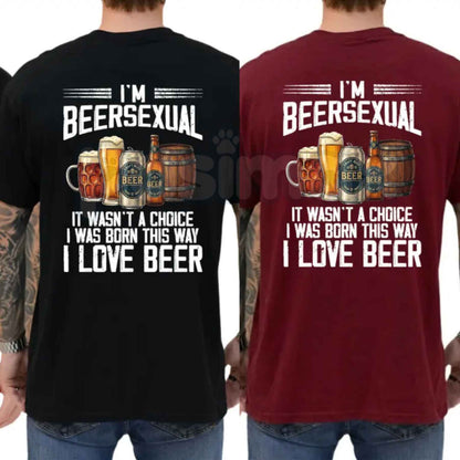 I'm Beersexual T-Shirt – Funny Beer Lover Humor Unisex Cotton Graphic Tee-Pasimax