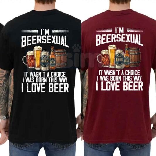I'm Beersexual T-Shirt – Funny Beer Lover Humor Unisex Cotton Graphic Tee-Pasimax