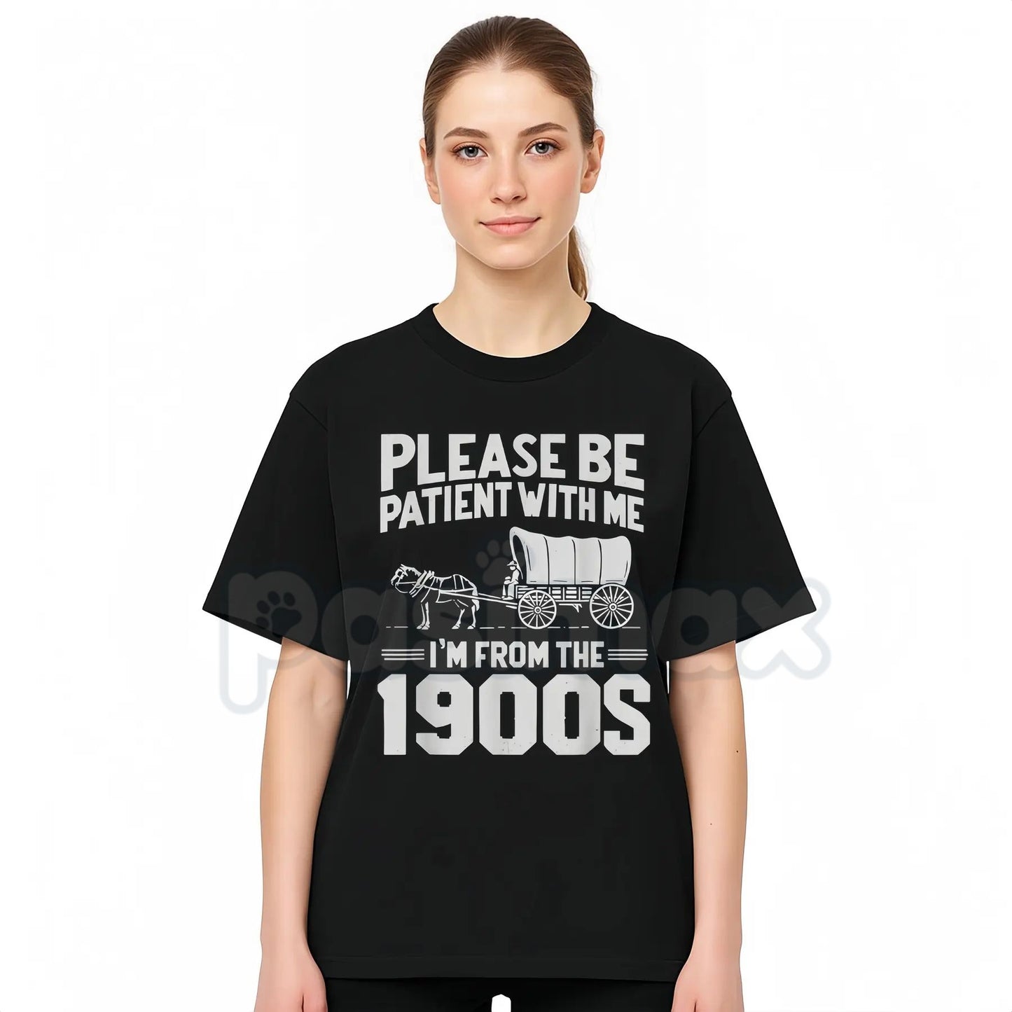 "I'm From the 1900s" Seniority T-Shirt - Funny Tech-Frustration Slogan Tee, Milestone Birthday Gift for Men and Women, Nostalgic Humor Apparel-Pasimax