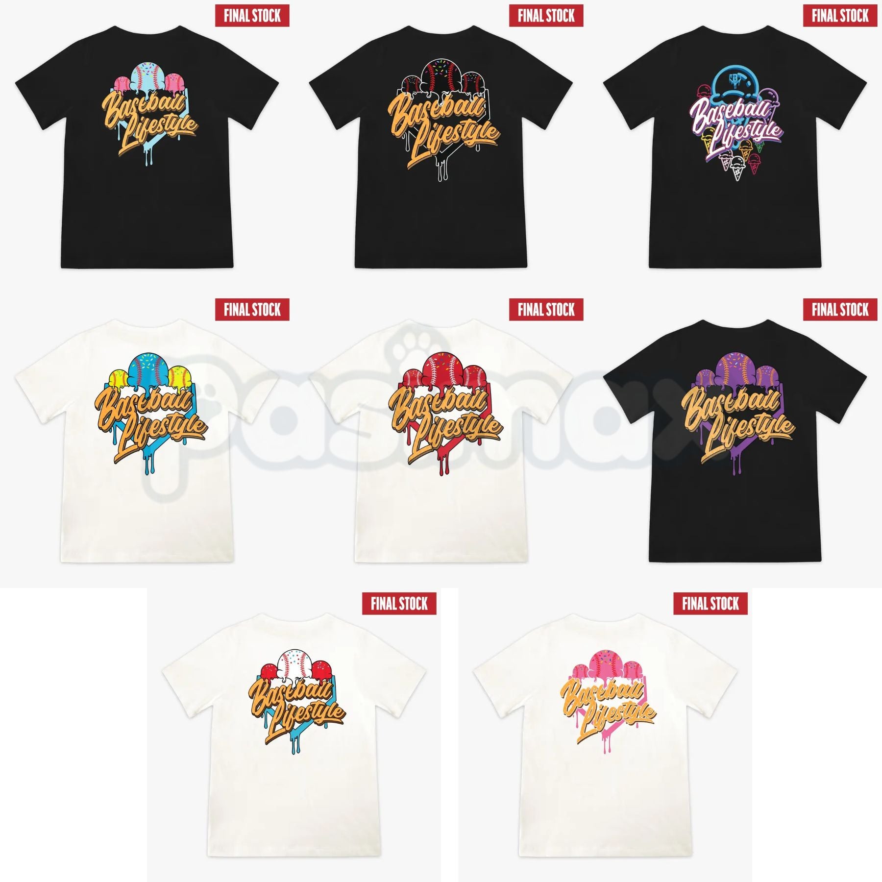 Ice Cream T-Shirt – Cotton Candy Pastel Graphic Tee-Pasimax