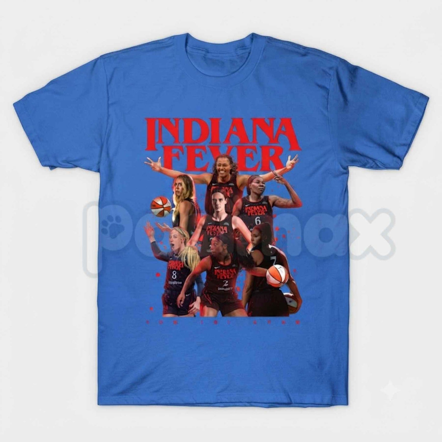 Indiana Fever T-Shirt – Official Style Women's Basketball Graphic Tee, Vintage WNBA Game Day Unisex Cotton Shirt-Pasimax