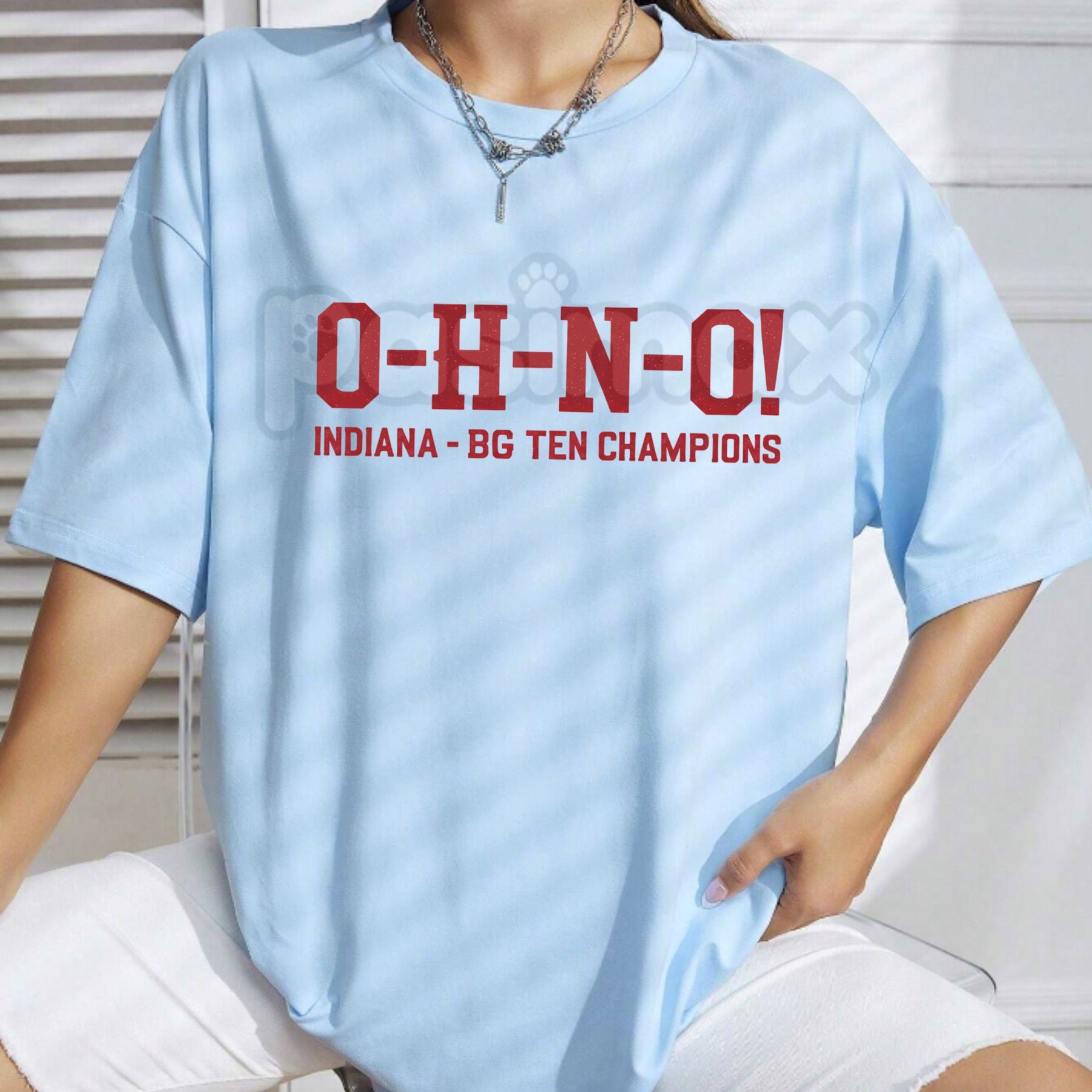 Indiana Hoosiers BIG TEN CHAMPIONS Victory Tee - IU Basketball Tournament Gear, Official Collegiate Title Shirt, Crimson & Cream Glory Apparel-Pasimax