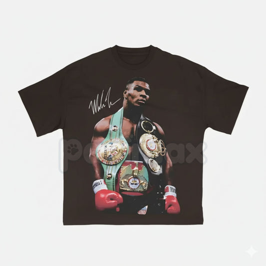 Iron Mike Tyson Knockout Artist Vintage Style T-Shirt - Undisputed Heavyweight Champion Apparel, Retro Boxing Legend Gear, Bold Men's Sports Tee-Pasimax