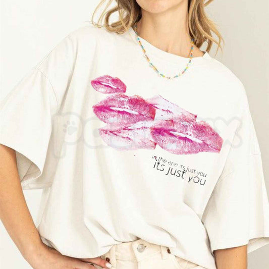 Its Just You T-Shirt – Minimalist Inspirational Typography Shirt, Self-Love Aesthetic Unisex Cotton Graphic Tee-Pasimax