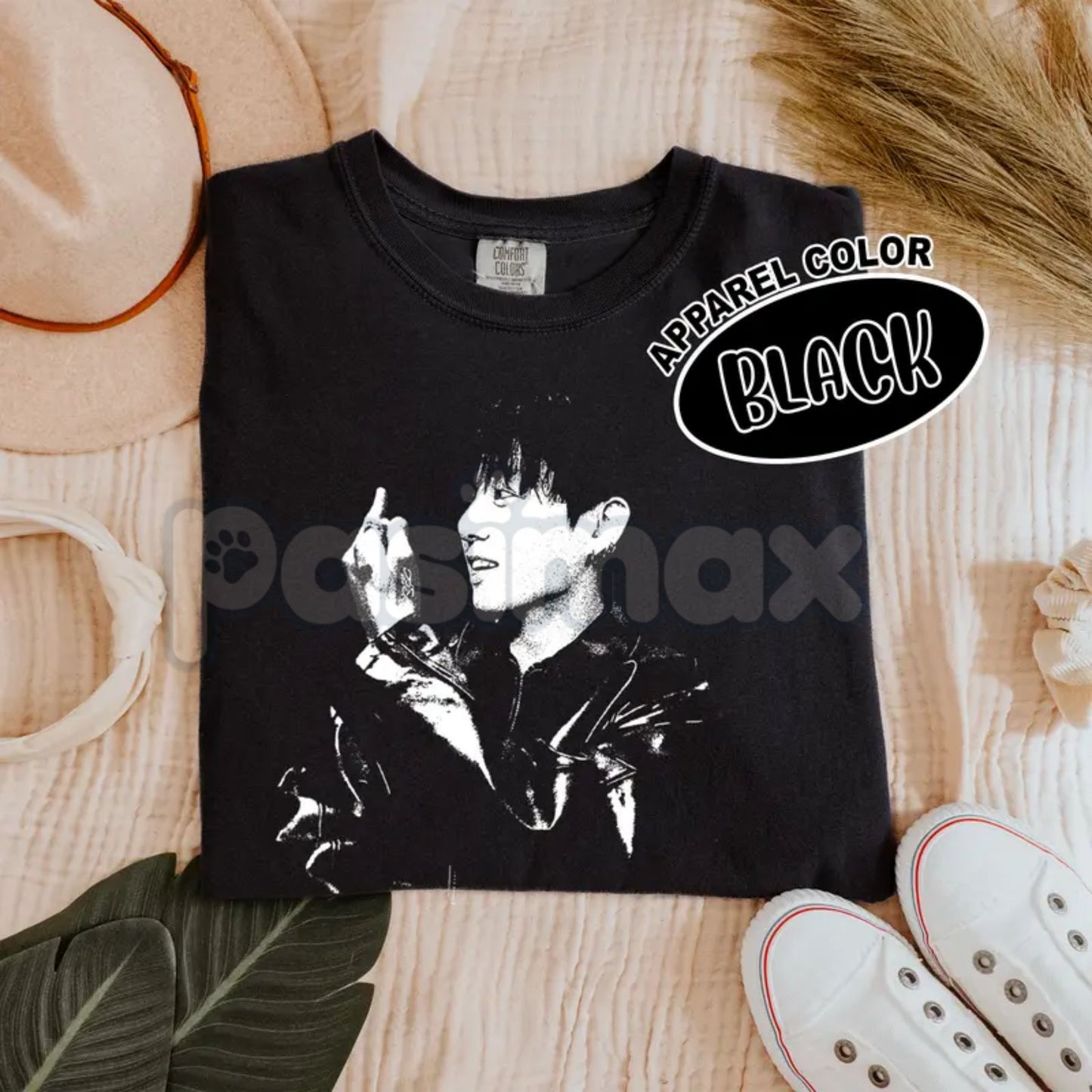 JK Vintage Graphic T-Shirt – Retro 90s Bad Boy Aesthetic Tee, K-Pop Inspired Streetwear, Oversized Grunge Fan Merchandise for Men & Women-Pasimax