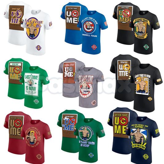 JOHN CENA Farewell Tour 2025 Collection T-Shirt - WWE Wrestling Legend Commemorative Tee, Hustle Loyalty Respect Fan Apparel, Never Give Up Nostalgia Gift-Pasimax