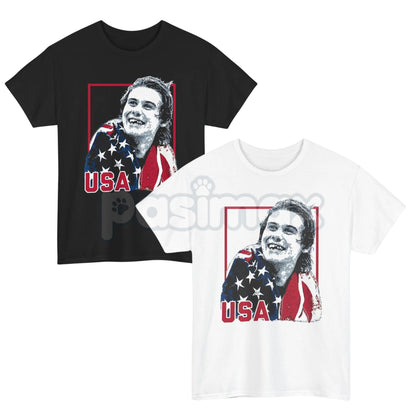 Jack Hughes "Ice Sacrifice" 2026 Champion Tee - Team USA Hockey Gold Graphic Shirt, Premium 100% Cotton Olympic Fan Top, Jack Hughes 2026 Winter Games Apparel -Pasimax