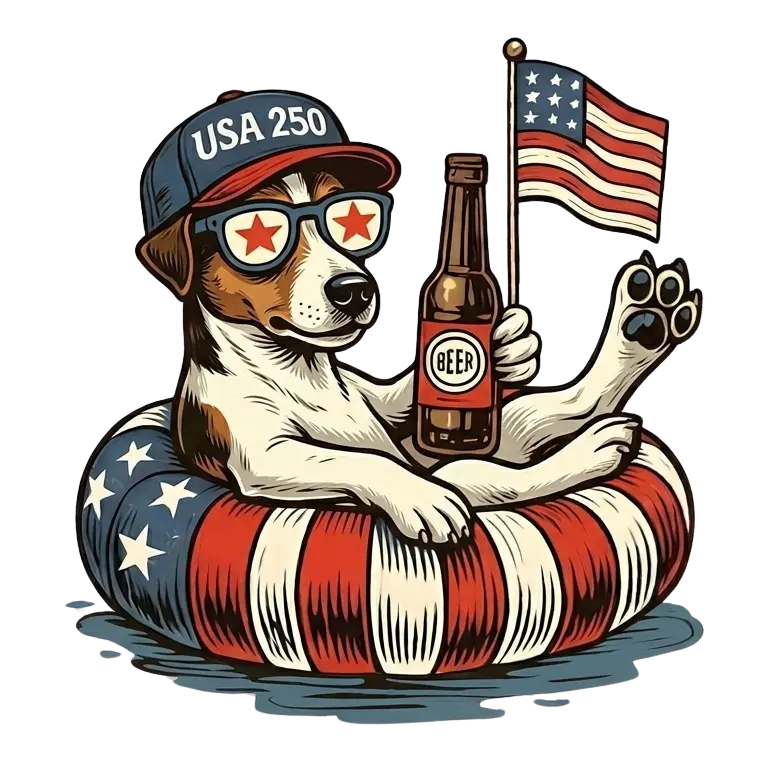 Comfort Colors® 250th Anniversary Dachshund 4th of July T-Shirt – Funny Patriotic Dog Lover Tee, Semiquincentennial USA 1776–2026 Shirt, Wiener Dog Independence Day Gift