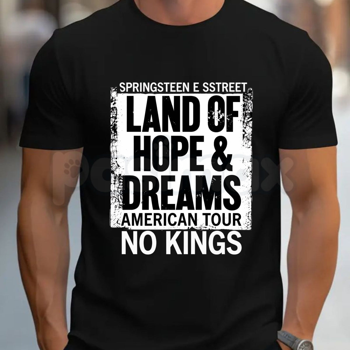 Jack Smith No Kings T-Shirt – Springsteen Inspired Anti-Tyranny Graphic Tee-Pasimax