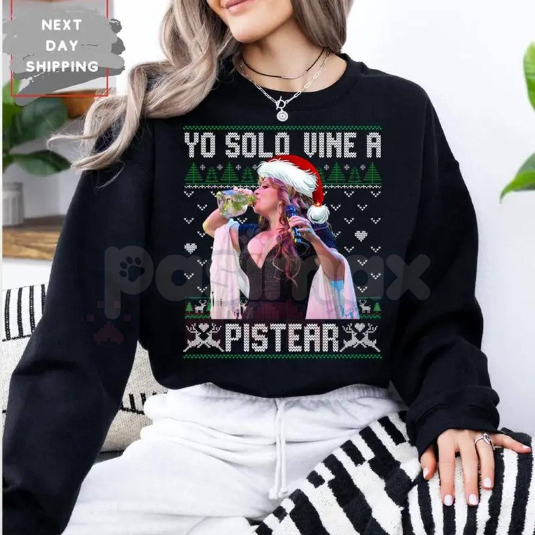 Jenni Rivera Yo Solo Vine A Pistear Sweatshirt | La Diva de la Banda Fan Jumper | Regional Mexican Music Gift-Pasimax