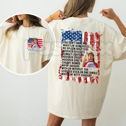 "Joe Dirt" Funny 4th of July T-Shirt – Retro USA Fireworks Graphic Tee, Premium 100% Cotton Cult Classic Movie Shirt, Sarcastic Patriotic Unisex Top, Made in USA-Pasimax