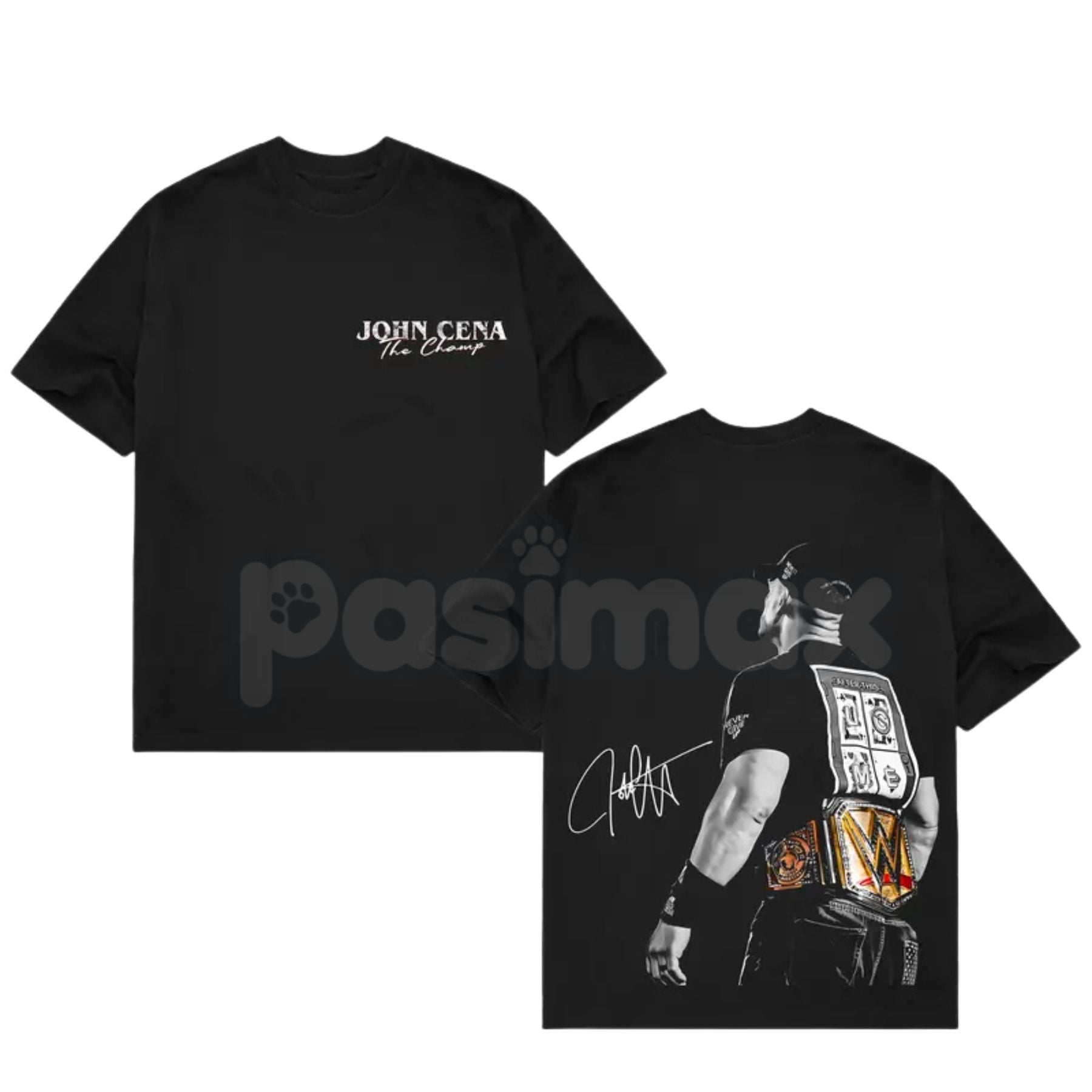 John Cena The Champ 2025 Graphic Tee | WWE Legend Retro Wrestling Shirt | Never Give Up Fan Merchandise | Cena Nostalgia Gift-Pasimax