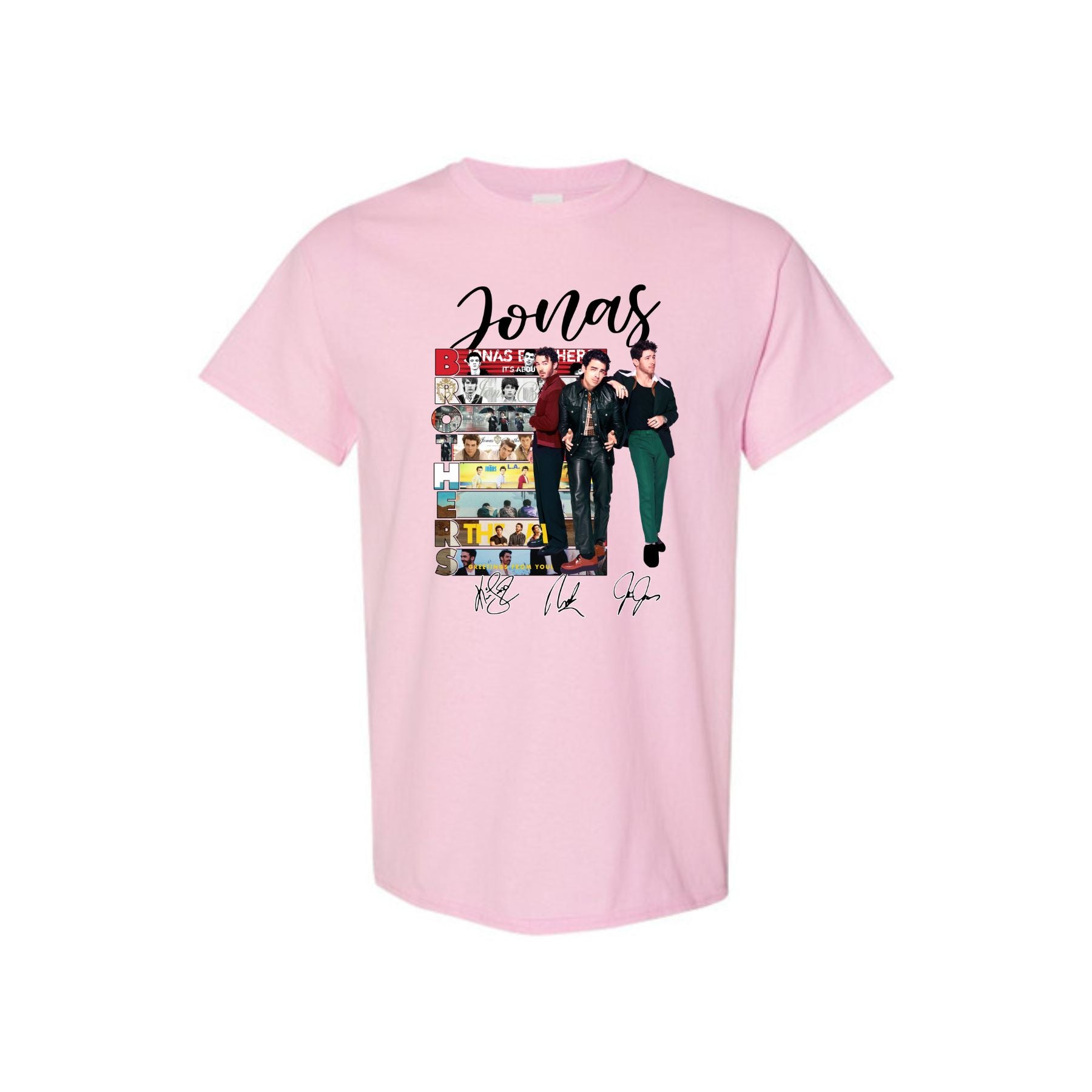 Jonas Brothers Fan T-Shirt - Music Fan Apparel, Nostalgic Band Tee-Pasimax