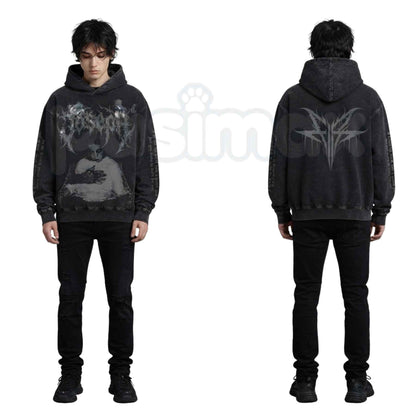 Joseph Pullover Hoodie – Classic Casual Streetwear, Vintage Washed Essential-Pasimax