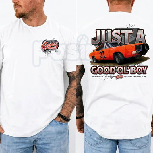 "Just A Good Ol' Boy" General Lee T-Shirt – Retro 1979 Dukes of Hazzard Graphic Tee-Pasimax