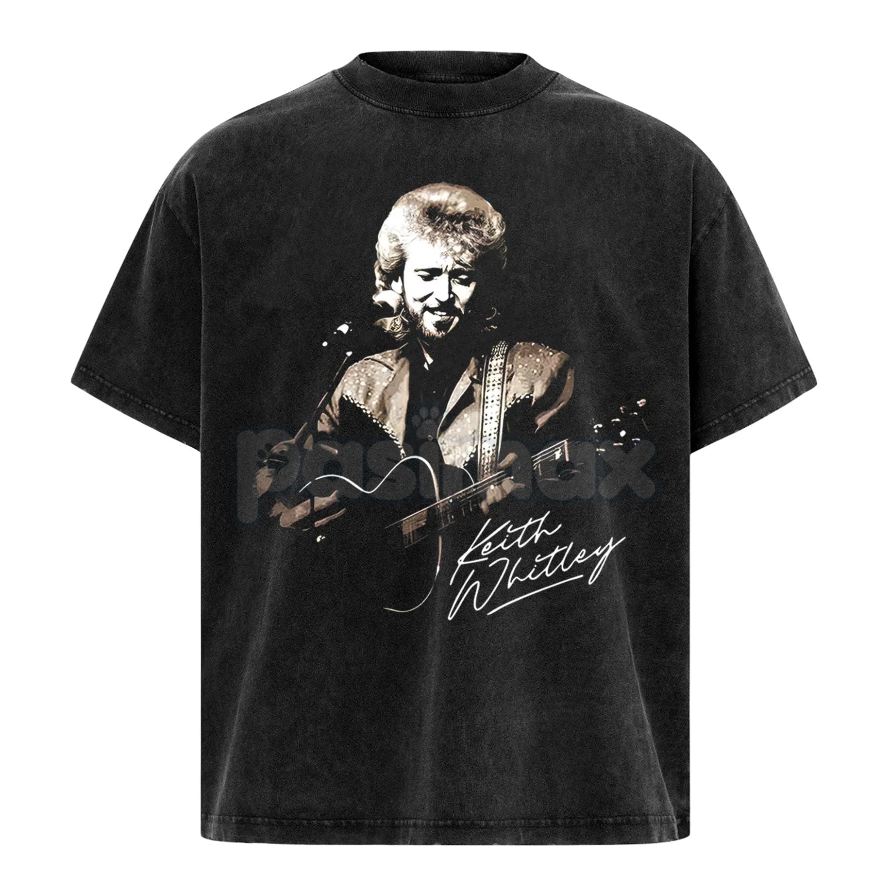 Keith Whitley "Don't Close Your Eyes" Vintage T-Shirt – Sandy Retro Country Music Graphic Tee-Pasimax