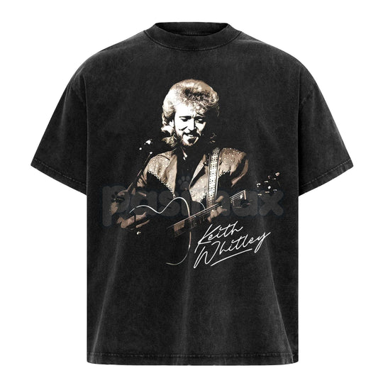 Keith Whitley "Don't Close Your Eyes" Vintage T-Shirt – Sandy Retro Country Music Graphic Tee-Pasimax