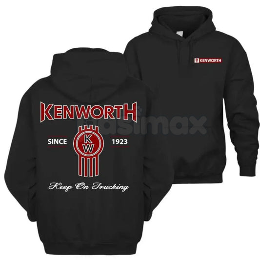 Kenworth Logo Hoodie – Since 1923 Classic Trucker Pullover, Legendary Big Rig Apparel, Unisex-Pasimax