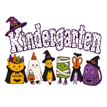 Comfort Colors® All Grade Halloween Teacher T-Shirt – Spooky Pencil Graphic Tee, Retro School Classroom Unisex Top & Gift