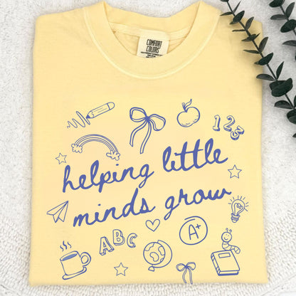 Kindergarten & Preschool Teacher Tee – Comfort Colors, Back to School Shirt, Early Childhood Educator Gift, Cute Teacher Life Top-Pasimax