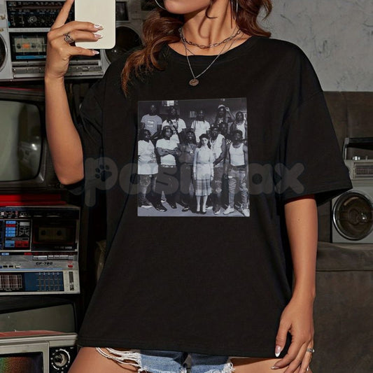 King Von x Nancy Wheeler "Took Her There" Graphic Shirt - Absurdist Meme Culture Tee, Niche Pop Culture Mashup Apparel, Edgy Drill Rap Fan Gift-Pasimax