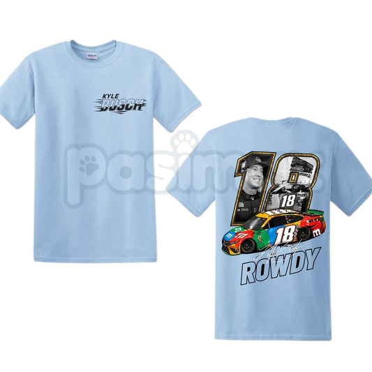 Kyle Busch #18 "RIP 1985-2026" T-Shirt – Ironic Vintage Rowdy Racing Memorial Graphic Tee-Pasimax