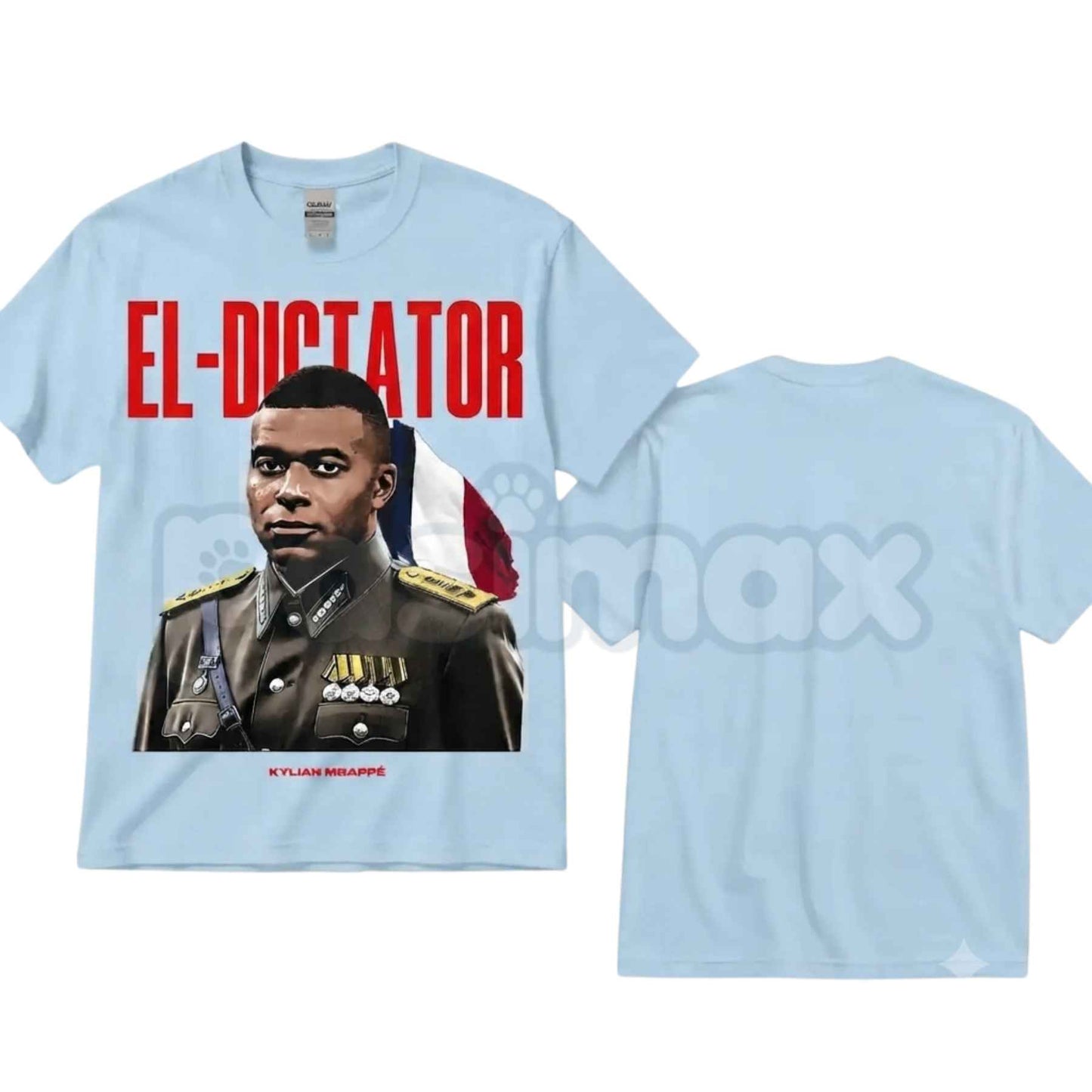 Kylian Graphic T-Shirt – France Soccer Streetwear Tee, Vintage El Dictador Football Unisex Graphic Shirt-Pasimax
