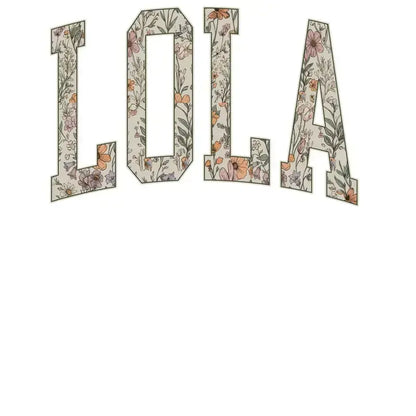 Floral Grandma Gigi Nana Mimi Mama Sweatshirt | Floral Family Crewneck