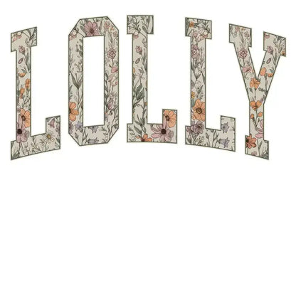 Floral Grandma Gigi Nana Mimi Mama Sweatshirt | Floral Family Crewneck