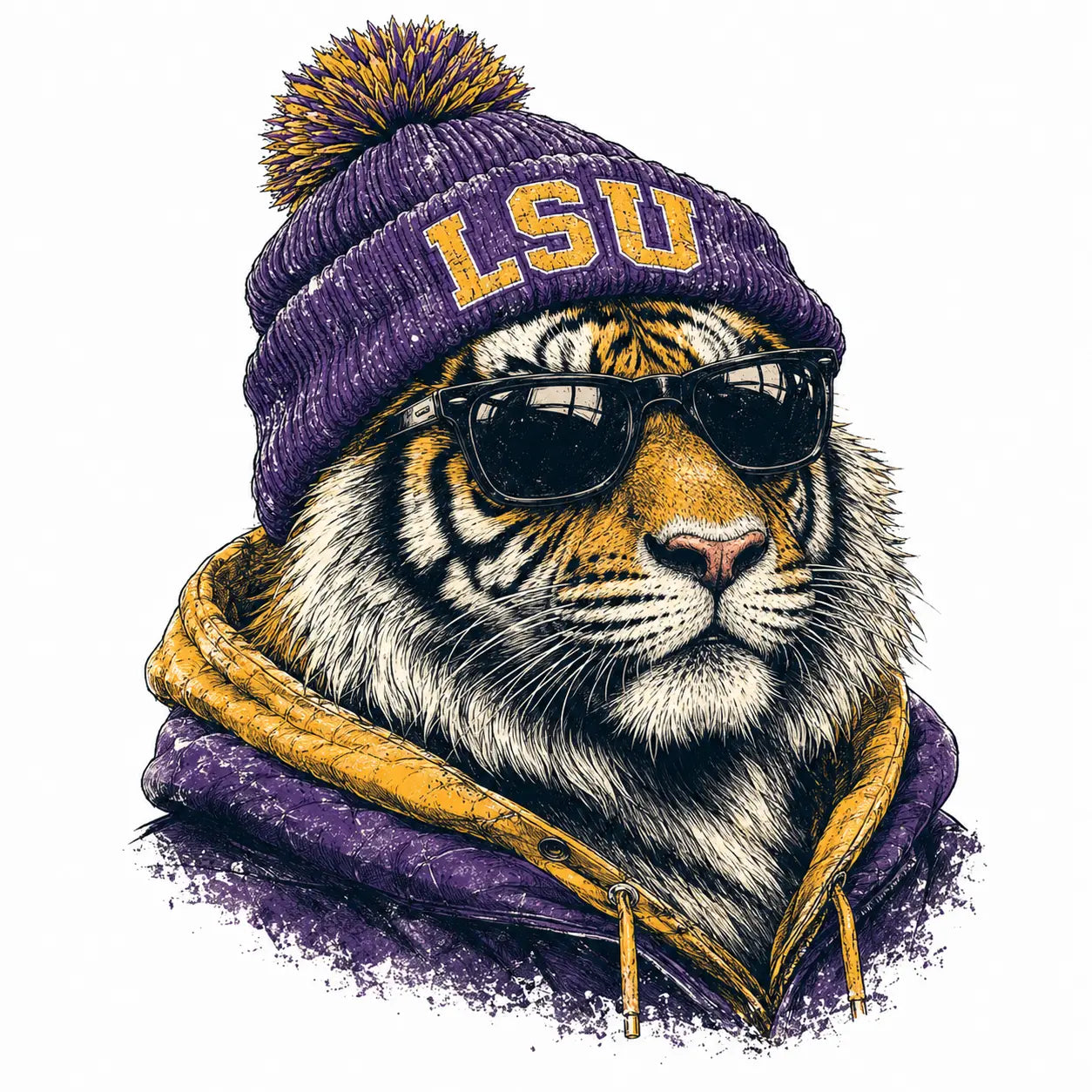 College Football Spirit Animal Sweatshirt | Game Day Mascot Graphic Pullover