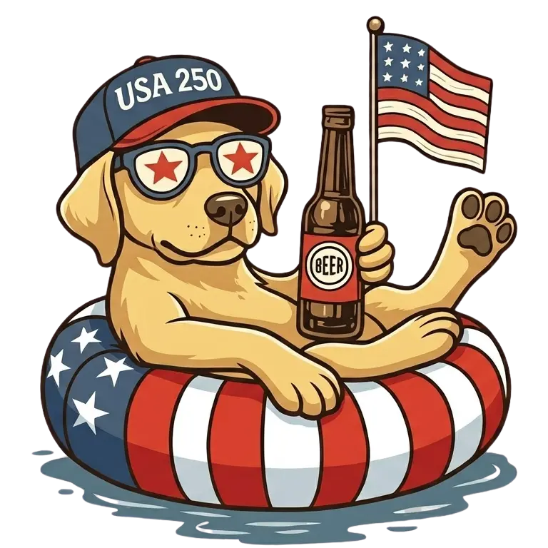 Comfort Colors® 250th Anniversary Dachshund 4th of July T-Shirt – Funny Patriotic Dog Lover Tee, Semiquincentennial USA 1776–2026 Shirt, Wiener Dog Independence Day Gift