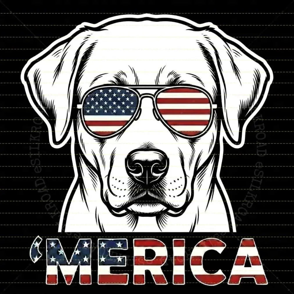 Comfort Colors® Vintage Dog 4th of July T-Shirt – Retro Patriotic Puppy Graphic Tee, Aesthetic Red White and Blue Dog Mom Dad Independence Day Top