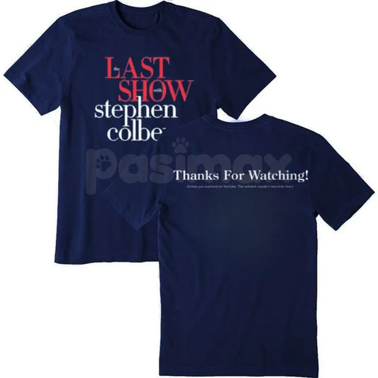 "Late Night Show Parody" Funny T-Shirt – Double-Sided TV Host Graphic Tee, Premium 100% Cotton Pop Culture Humor Top, Soft Lived-In Heavyweight Broadcast Style Shirt, Made in USA-Pasimax