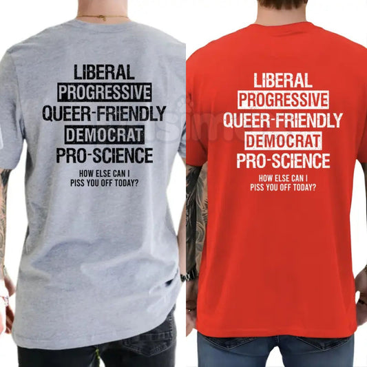 Liberal Progressive "Pro-Science" T-Shirt – Queer Friendly Democrat Graphic Tee, Premium 100% Cotton Social Justice Top, Soft Lived-In Heavyweight Inclusive Activist Shirt, Made in USA-Pasimax