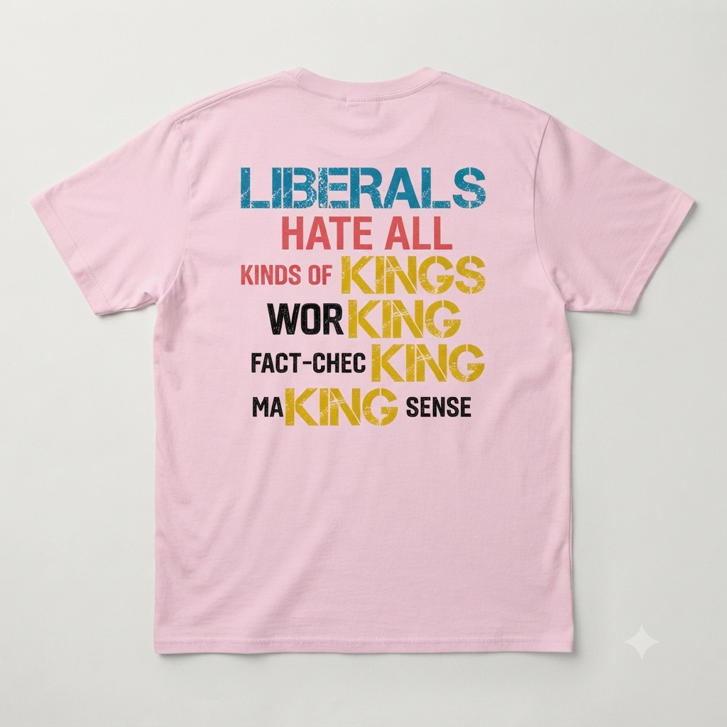 Liberals Funny T-Shirt – Political Satire Short Sleeve Unisex Cotton Graphic Tee-Pasimax