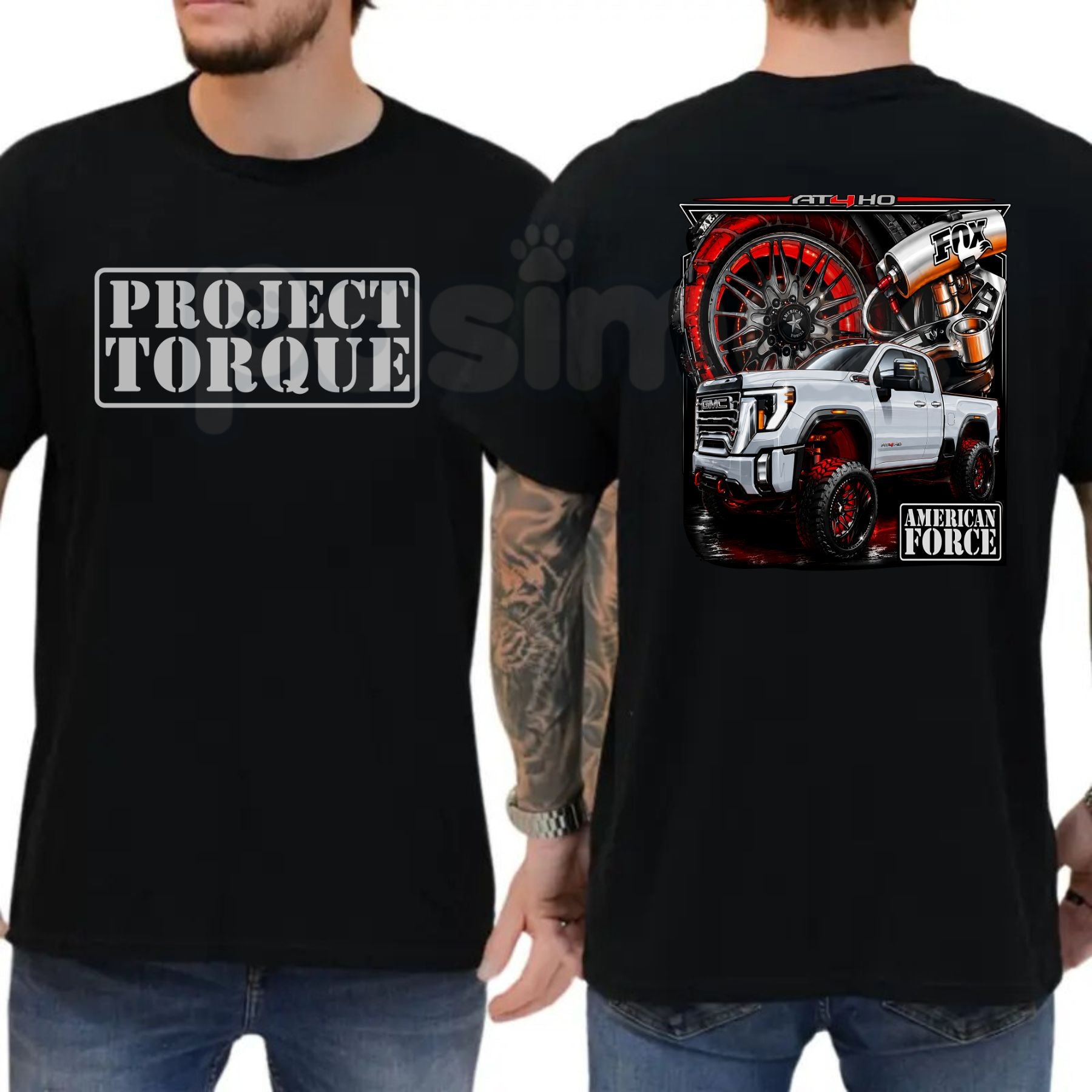 Lifted GMC AT4 T-Shirt – Off-Road Truck Enthusiast Premium Graphic Tee-Pasimax