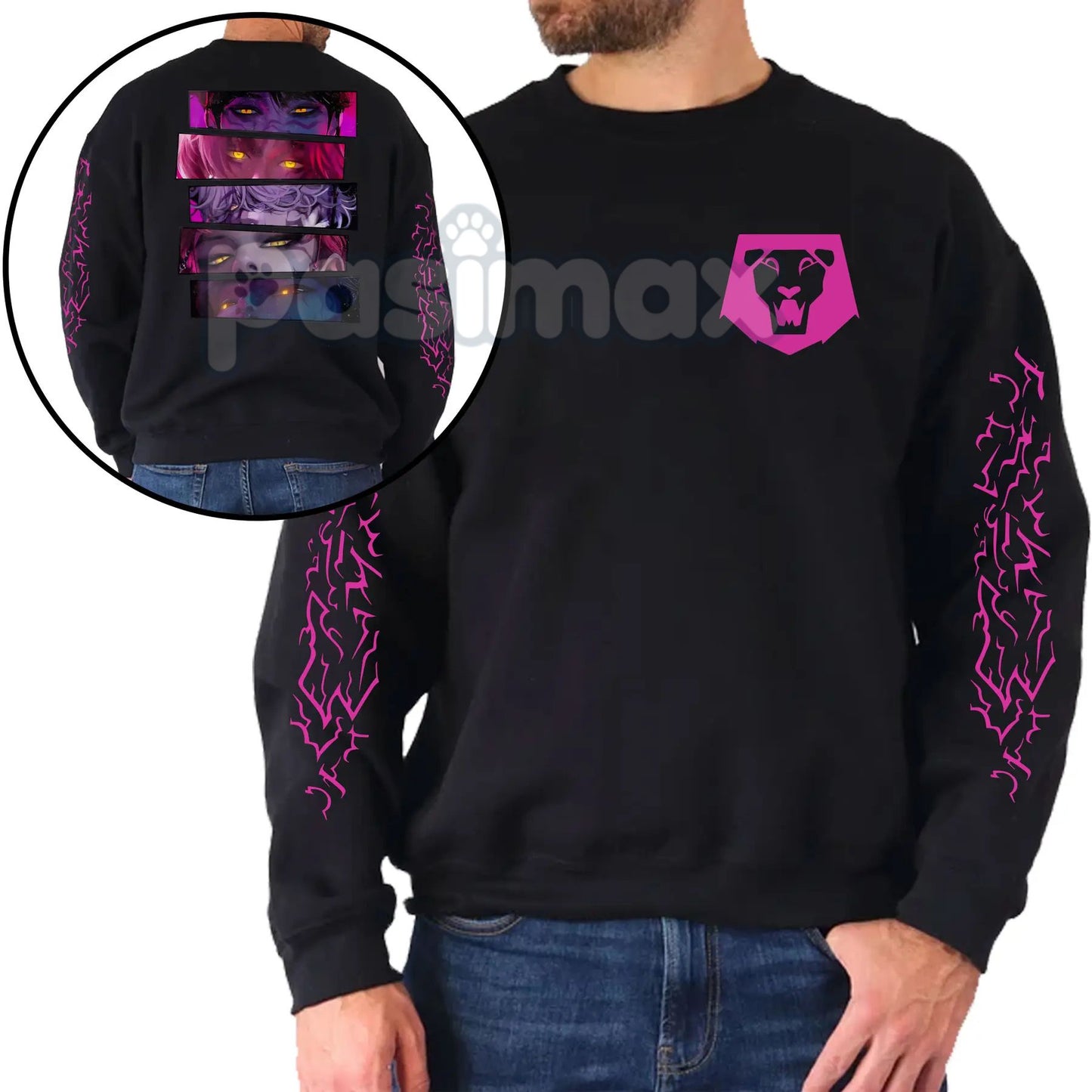 Limited Edition KPop Demon Hunters Saja Boys Sweatshirt – Vintage Fandom Crewneck-Pasimax