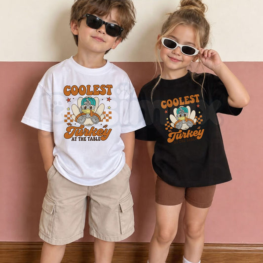 Little Boys Thanksgiving Turkey T-Shirt – Funny Toddler Fall Holiday Graphic Tee-Pasimax