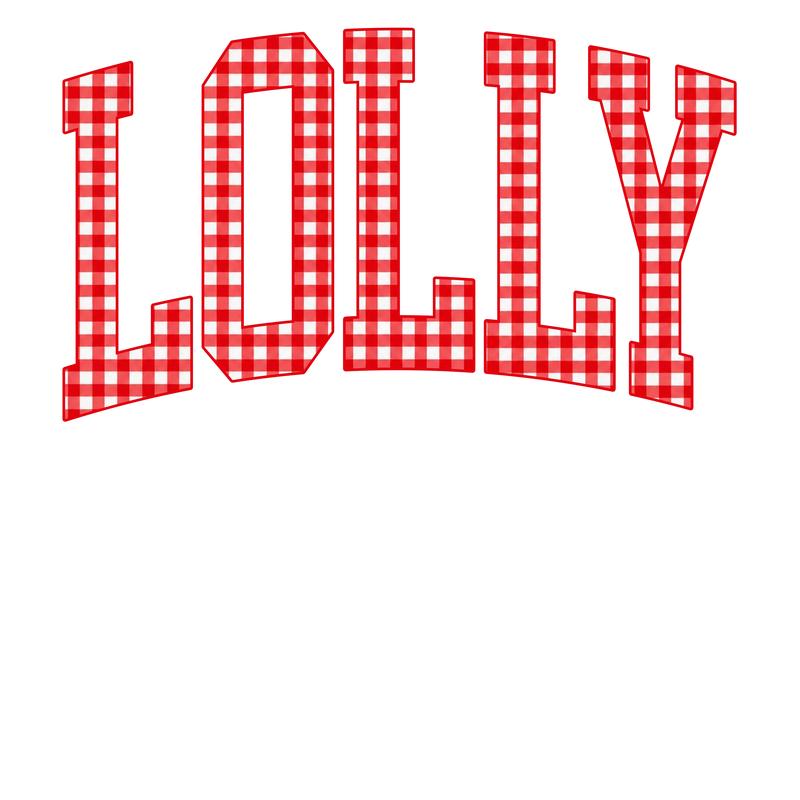 Customize MAMA Gingham Christmas Sweatshirt | Cute Personalized Mom Holiday Crewneck