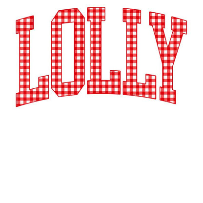 Customize MAMA Gingham Christmas Sweatshirt | Cute Personalized Mom Holiday Crewneck